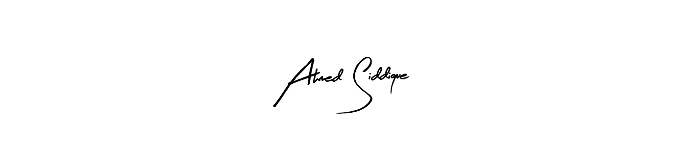 It looks lik you need a new signature style for name Ahmed Siddique. Design unique handwritten (Arty Signature) signature with our free signature maker in just a few clicks. Ahmed Siddique signature style 8 images and pictures png