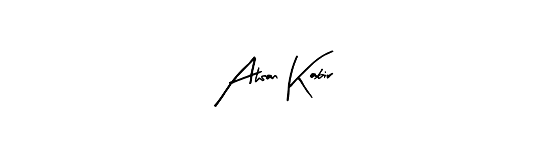 Make a beautiful signature design for name Ahsan Kabir. Use this online signature maker to create a handwritten signature for free. Ahsan Kabir signature style 8 images and pictures png