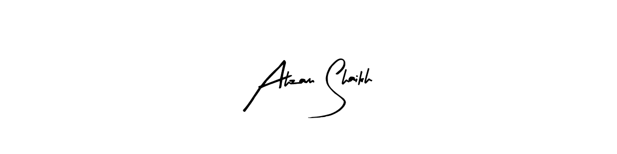 You can use this online signature creator to create a handwritten signature for the name Ahzam Shaikh. This is the best online autograph maker. Ahzam Shaikh signature style 8 images and pictures png