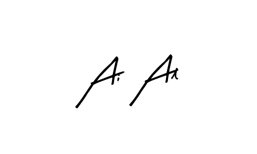 Make a beautiful signature design for name Ai Al. Use this online signature maker to create a handwritten signature for free. Ai Al signature style 8 images and pictures png