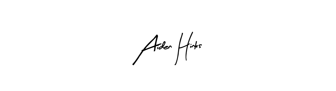Best and Professional Signature Style for Aiden Hinks. Arty Signature Best Signature Style Collection. Aiden Hinks signature style 8 images and pictures png