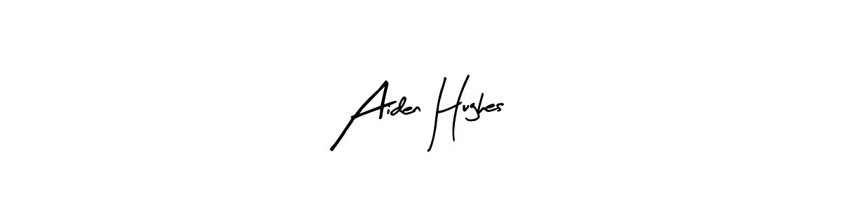 Aiden Hughes stylish signature style. Best Handwritten Sign (Arty Signature) for my name. Handwritten Signature Collection Ideas for my name Aiden Hughes. Aiden Hughes signature style 8 images and pictures png