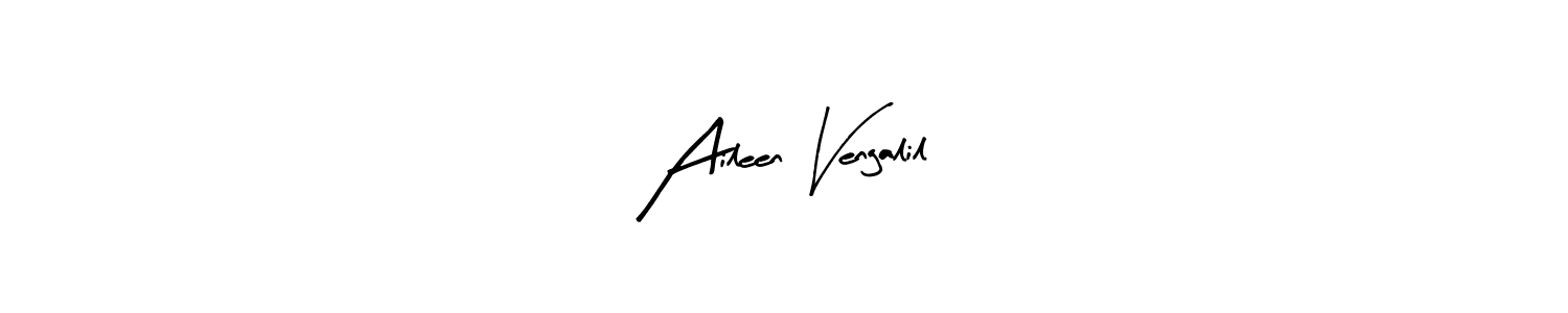 Make a beautiful signature design for name Aileen Vengalil. With this signature (Arty Signature) style, you can create a handwritten signature for free. Aileen Vengalil signature style 8 images and pictures png