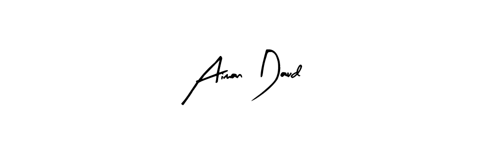 Create a beautiful signature design for name Aiman Daud. With this signature (Arty Signature) fonts, you can make a handwritten signature for free. Aiman Daud signature style 8 images and pictures png