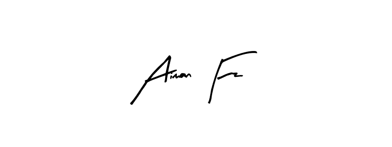 Once you've used our free online signature maker to create your best signature Arty Signature style, it's time to enjoy all of the benefits that Aiman Fz name signing documents. Aiman Fz signature style 8 images and pictures png