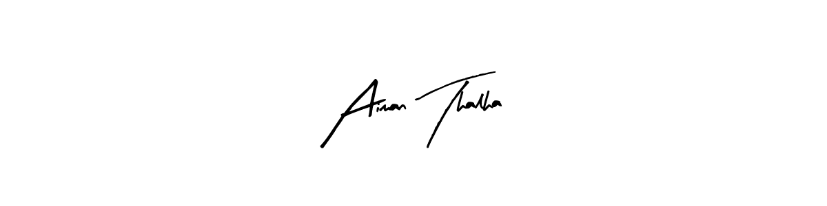 You can use this online signature creator to create a handwritten signature for the name Aiman Thalha. This is the best online autograph maker. Aiman Thalha signature style 8 images and pictures png