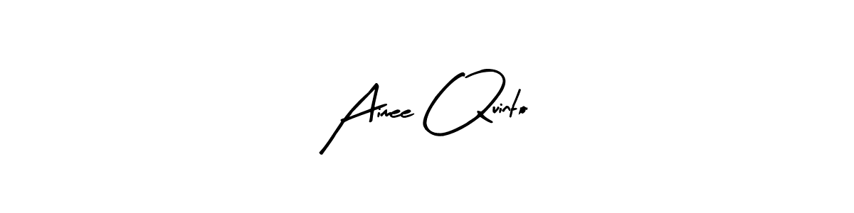 Make a beautiful signature design for name Aimee Quinto. Use this online signature maker to create a handwritten signature for free. Aimee Quinto signature style 8 images and pictures png