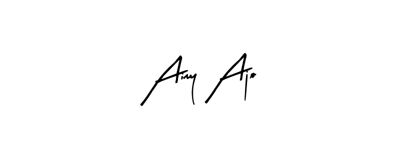 Design your own signature with our free online signature maker. With this signature software, you can create a handwritten (Arty Signature) signature for name Aimy Ajo. Aimy Ajo signature style 8 images and pictures png