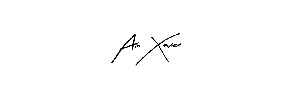 if you are searching for the best signature style for your name Ain Xavier. so please give up your signature search. here we have designed multiple signature styles  using Arty Signature. Ain Xavier signature style 8 images and pictures png