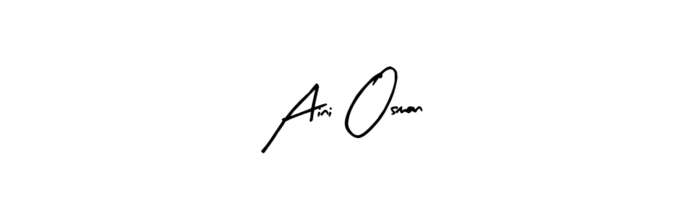 The best way (Arty Signature) to make a short signature is to pick only two or three words in your name. The name Aini Osman include a total of six letters. For converting this name. Aini Osman signature style 8 images and pictures png