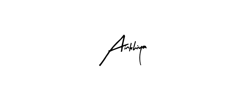 Design your own signature with our free online signature maker. With this signature software, you can create a handwritten (Arty Signature) signature for name Ainkhiya. Ainkhiya signature style 8 images and pictures png
