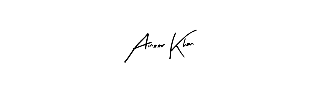 Also we have Ainoor Khan name is the best signature style. Create professional handwritten signature collection using Arty Signature autograph style. Ainoor Khan signature style 8 images and pictures png