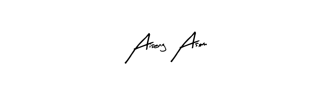 Create a beautiful signature design for name Aiseng Asom. With this signature (Arty Signature) fonts, you can make a handwritten signature for free. Aiseng Asom signature style 8 images and pictures png