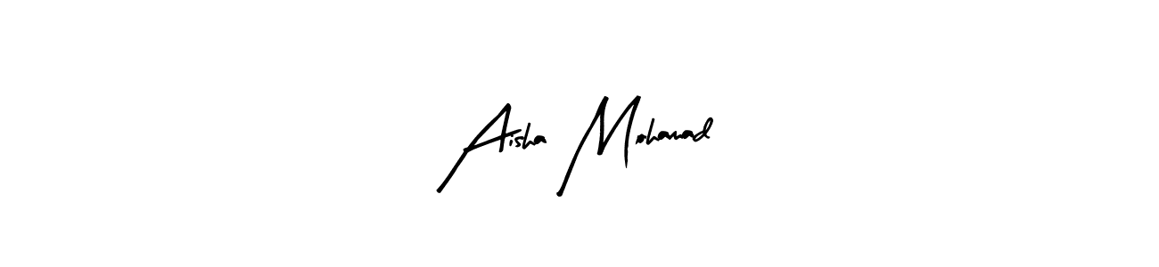 How to Draw Aisha Mohamad signature style? Arty Signature is a latest design signature styles for name Aisha Mohamad. Aisha Mohamad signature style 8 images and pictures png