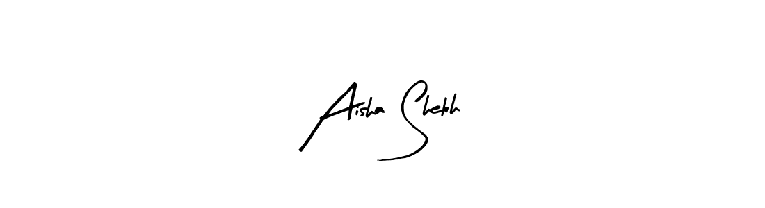 Also You can easily find your signature by using the search form. We will create Aisha Shekh name handwritten signature images for you free of cost using Arty Signature sign style. Aisha Shekh signature style 8 images and pictures png