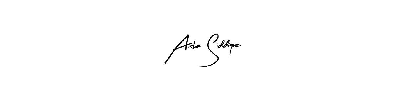 if you are searching for the best signature style for your name Aisha Siddique. so please give up your signature search. here we have designed multiple signature styles  using Arty Signature. Aisha Siddique signature style 8 images and pictures png