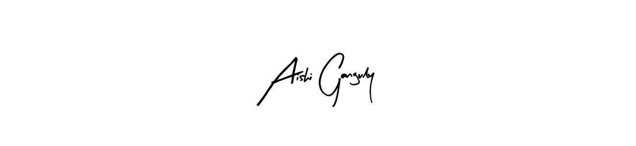 if you are searching for the best signature style for your name Aishi Ganguly. so please give up your signature search. here we have designed multiple signature styles  using Arty Signature. Aishi Ganguly signature style 8 images and pictures png