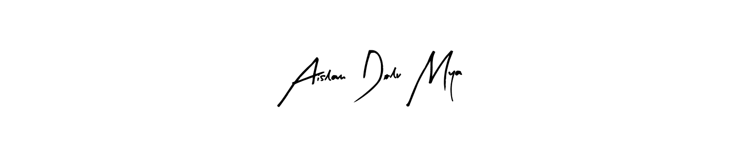 See photos of Aislam Dolu Mya official signature by Spectra . Check more albums & portfolios. Read reviews & check more about Arty Signature font. Aislam Dolu Mya signature style 8 images and pictures png