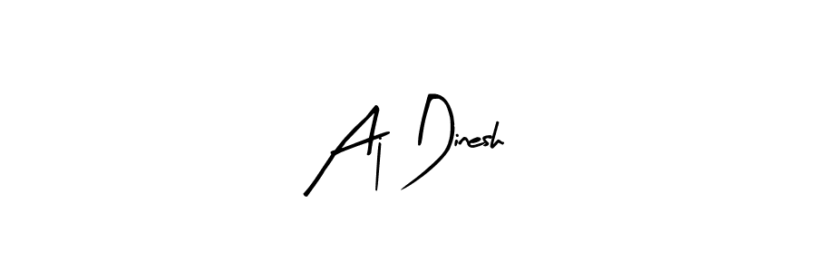 How to make Aj Dinesh name signature. Use Arty Signature style for creating short signs online. This is the latest handwritten sign. Aj Dinesh signature style 8 images and pictures png