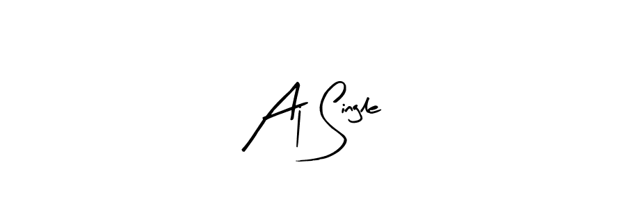 Design your own signature with our free online signature maker. With this signature software, you can create a handwritten (Arty Signature) signature for name Aj Single. Aj Single signature style 8 images and pictures png