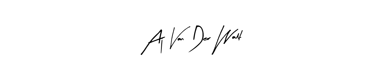 This is the best signature style for the Aj Van Der Walt name. Also you like these signature font (Arty Signature). Mix name signature. Aj Van Der Walt signature style 8 images and pictures png