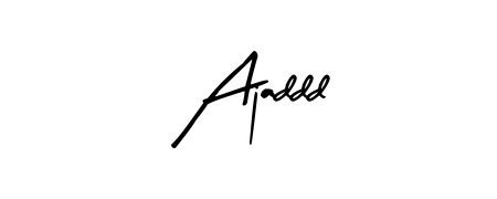 Make your name Ajaddd memorable on every contract using Arty Signature autograph style. Instant transparent background export available. Ajaddd signature style 8 images and pictures png