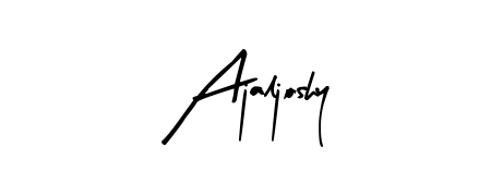 Once you've used our free online signature maker to create your best signature Arty Signature style, it's time to enjoy signing your documents with Ajaljoshy name. Ajaljoshy signature style 8 images and pictures png