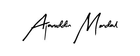 An effortless, minimalist signature concept for Ajaruddin Mondal using Arty Signature design. Clean lines that look great on any document. Ajaruddin Mondal signature style 8 images and pictures png