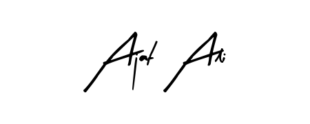 Master the art of signing with Ajat Ali written in fluent Arty Signature script. A great template to practice and refine your handwriting. Ajat Ali signature style 8 images and pictures png