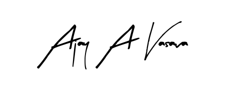 You can use this online signature creator to create a handwritten signature for the name Ajay A Vasava. This is the best online autograph maker. Ajay A Vasava signature style 8 images and pictures png