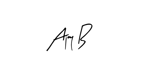 Make a beautiful signature design for name Ajay B. Use this online signature maker to create a handwritten signature for free. Ajay B signature style 8 images and pictures png