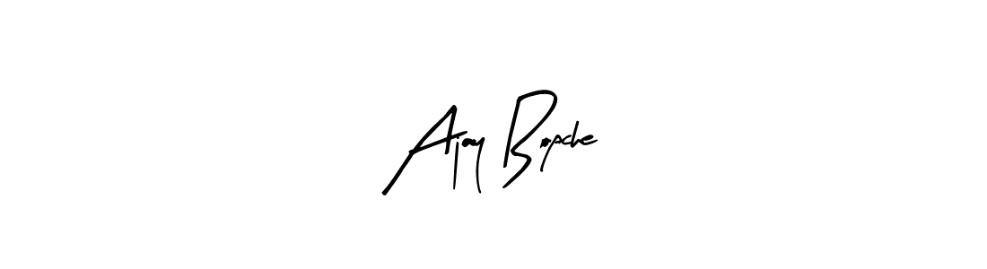 Ajay Bopche stylish signature style. Best Handwritten Sign (Arty Signature) for my name. Handwritten Signature Collection Ideas for my name Ajay Bopche. Ajay Bopche signature style 8 images and pictures png