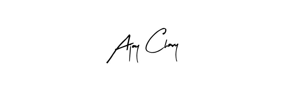 You can use this online signature creator to create a handwritten signature for the name Ajay Chary. This is the best online autograph maker. Ajay Chary signature style 8 images and pictures png