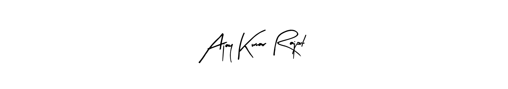 Similarly Arty Signature is the best handwritten signature design. Signature creator online .You can use it as an online autograph creator for name Ajay Kumar Rajput. Ajay Kumar Rajput signature style 8 images and pictures png