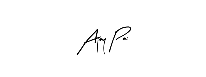 Ajay Pai stylish signature style. Best Handwritten Sign (Arty Signature) for my name. Handwritten Signature Collection Ideas for my name Ajay Pai. Ajay Pai signature style 8 images and pictures png