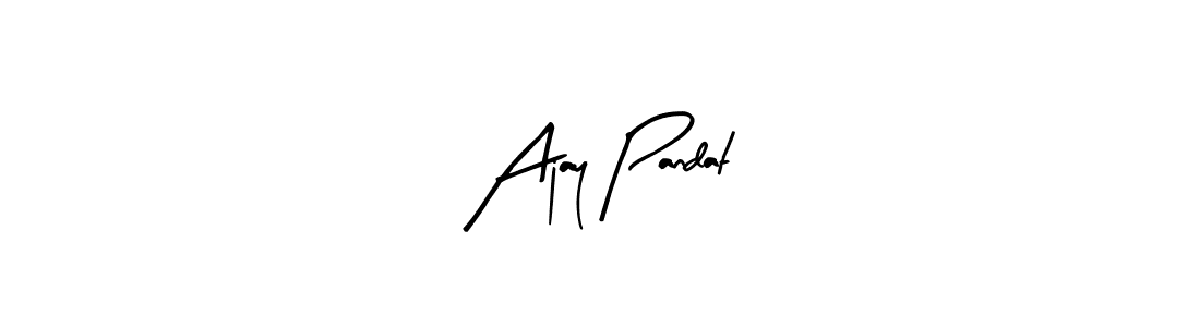 Ajay Pandat stylish signature style. Best Handwritten Sign (Arty Signature) for my name. Handwritten Signature Collection Ideas for my name Ajay Pandat. Ajay Pandat signature style 8 images and pictures png