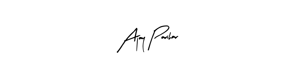 Here are the top 10 professional signature styles for the name Ajay Parihar. These are the best autograph styles you can use for your name. Ajay Parihar signature style 8 images and pictures png