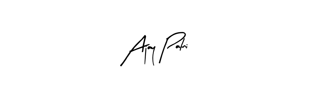 Arty Signature is a professional signature style that is perfect for those who want to add a touch of class to their signature. It is also a great choice for those who want to make their signature more unique. Get Ajay Patni name to fancy signature for free. Ajay Patni signature style 8 images and pictures png