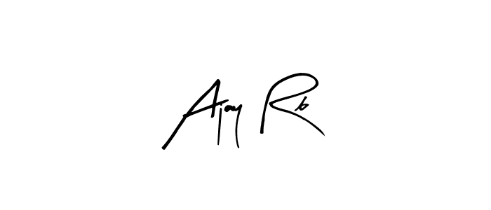 Best and Professional Signature Style for Ajay Rb. Arty Signature Best Signature Style Collection. Ajay Rb signature style 8 images and pictures png