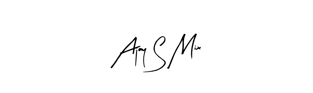 This is the best signature style for the Ajay S Mix name. Also you like these signature font (Arty Signature). Mix name signature. Ajay S Mix signature style 8 images and pictures png