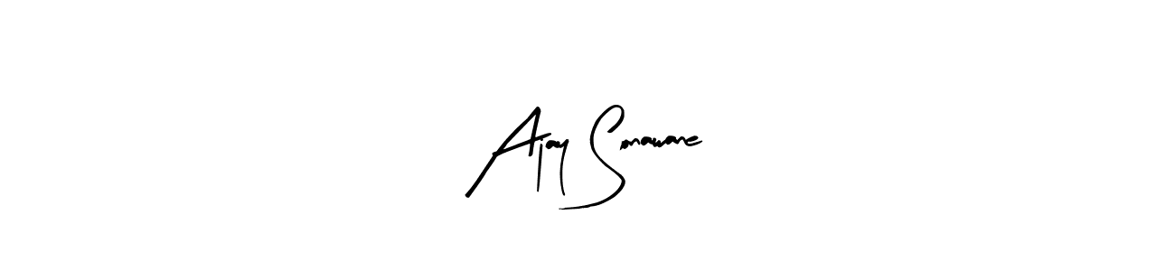 Here are the top 10 professional signature styles for the name Ajay Sonawane. These are the best autograph styles you can use for your name. Ajay Sonawane signature style 8 images and pictures png