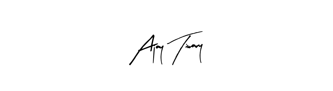 How to make Ajay Tiwary signature? Arty Signature is a professional autograph style. Create handwritten signature for Ajay Tiwary name. Ajay Tiwary signature style 8 images and pictures png