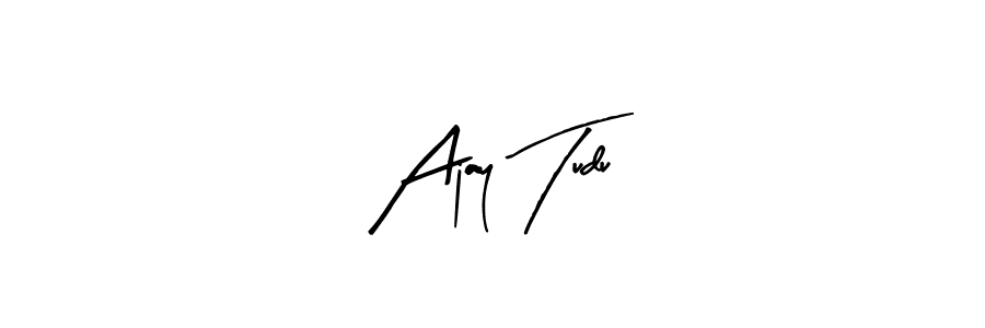Best and Professional Signature Style for Ajay Tudu. Arty Signature Best Signature Style Collection. Ajay Tudu signature style 8 images and pictures png