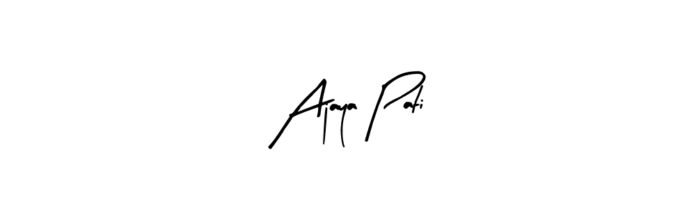 How to make Ajaya Pati signature? Arty Signature is a professional autograph style. Create handwritten signature for Ajaya Pati name. Ajaya Pati signature style 8 images and pictures png