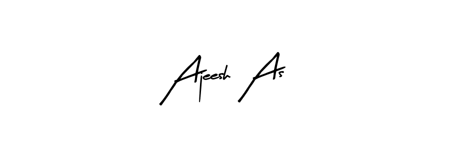 You can use this online signature creator to create a handwritten signature for the name Ajeesh As. This is the best online autograph maker. Ajeesh As signature style 8 images and pictures png