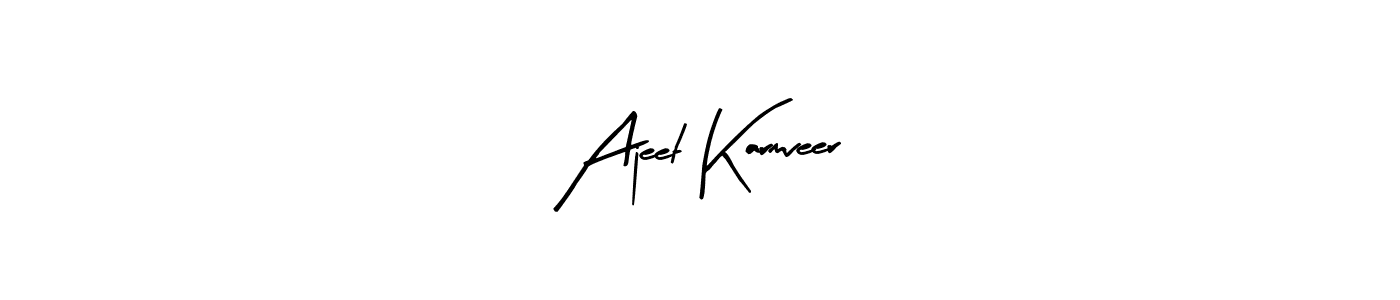 See photos of Ajeet Karmveer official signature by Spectra . Check more albums & portfolios. Read reviews & check more about Arty Signature font. Ajeet Karmveer signature style 8 images and pictures png
