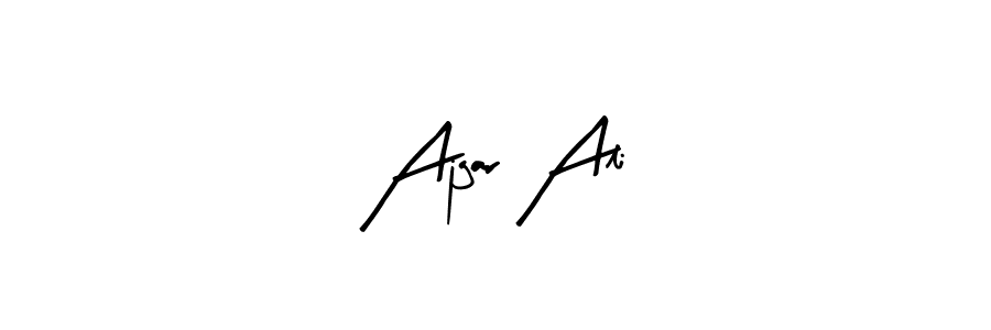 The best way (Arty Signature) to make a short signature is to pick only two or three words in your name. The name Ajgar Ali include a total of six letters. For converting this name. Ajgar Ali signature style 8 images and pictures png