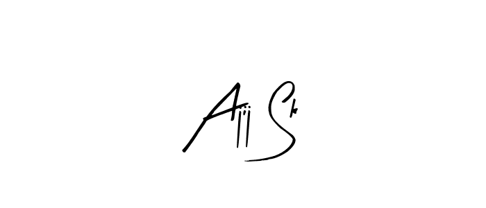 This is the best signature style for the Ajij Sk name. Also you like these signature font (Arty Signature). Mix name signature. Ajij Sk signature style 8 images and pictures png