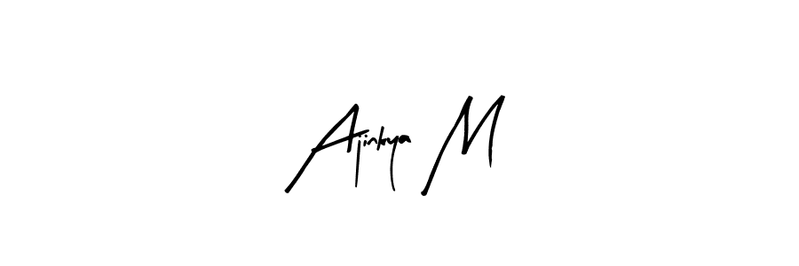 You can use this online signature creator to create a handwritten signature for the name Ajinkya M. This is the best online autograph maker. Ajinkya M signature style 8 images and pictures png