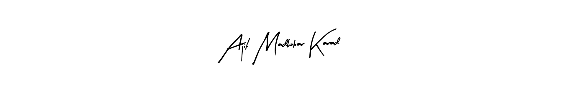 How to Draw Ajit Madhukar Karad signature style? Arty Signature is a latest design signature styles for name Ajit Madhukar Karad. Ajit Madhukar Karad signature style 8 images and pictures png